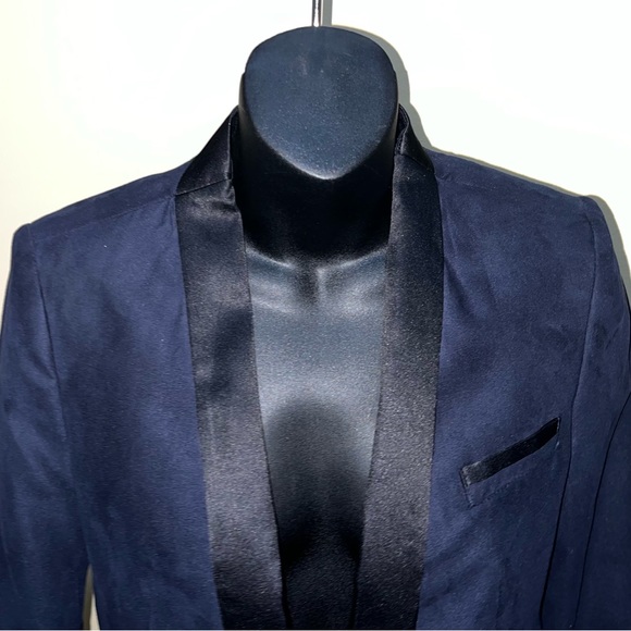 Blue Women's Tuxedo jacket - Picture 2 of 2